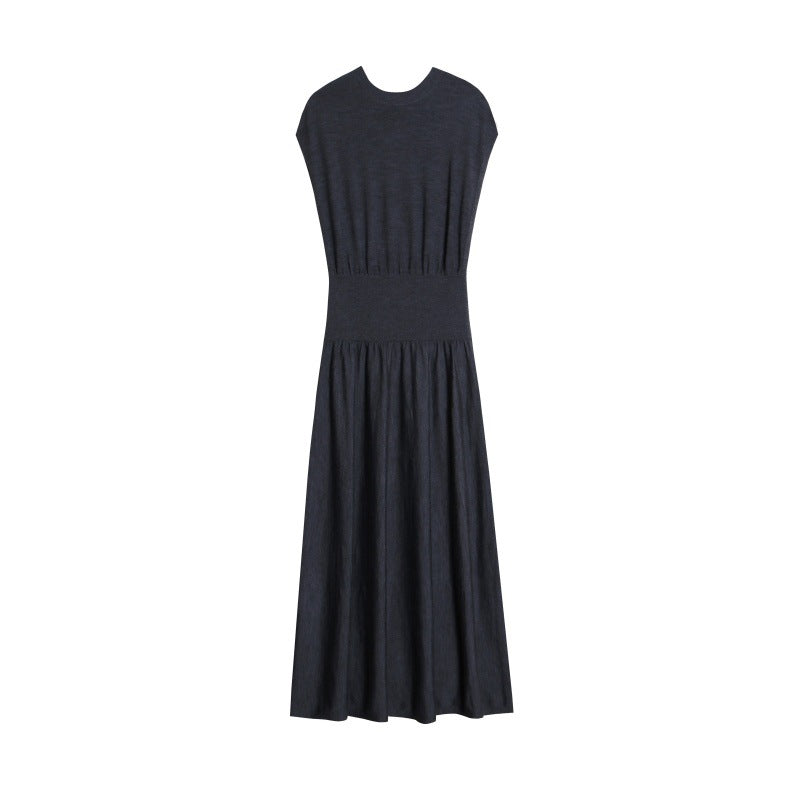 25ss Sleeveless wool knitted dress for spring and summer