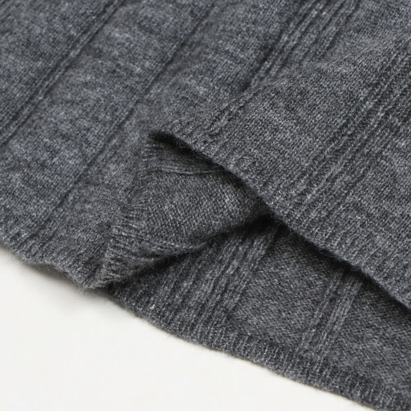 25ss Elegant woolen base knitted dress for autumn and winter