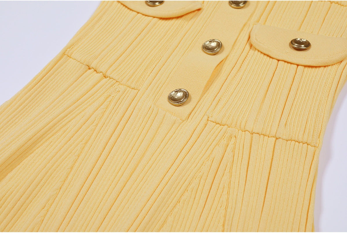 25ss A slim-fitting dress for European and American socialites