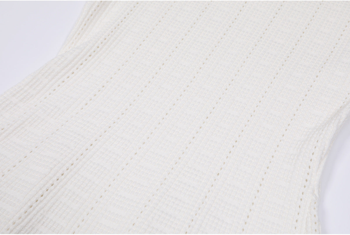 25ss European and American socialite vest dress
