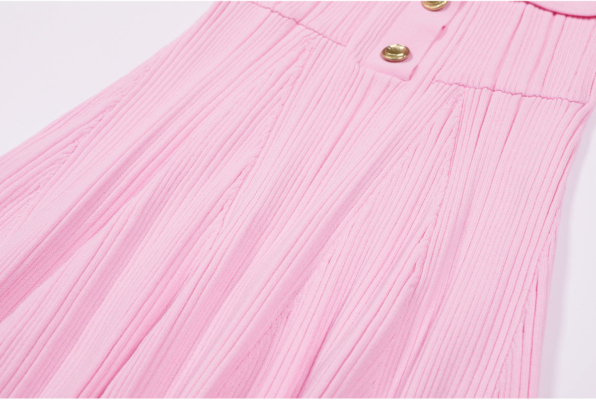 25ss A slim-fitting dress for European and American socialites