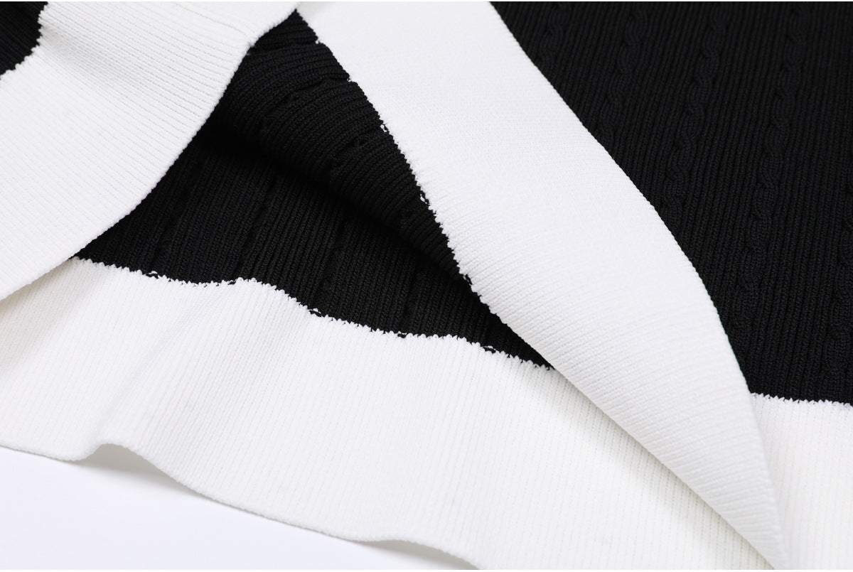 25ss A versatile wool blend knitted sweater for spring and autumn