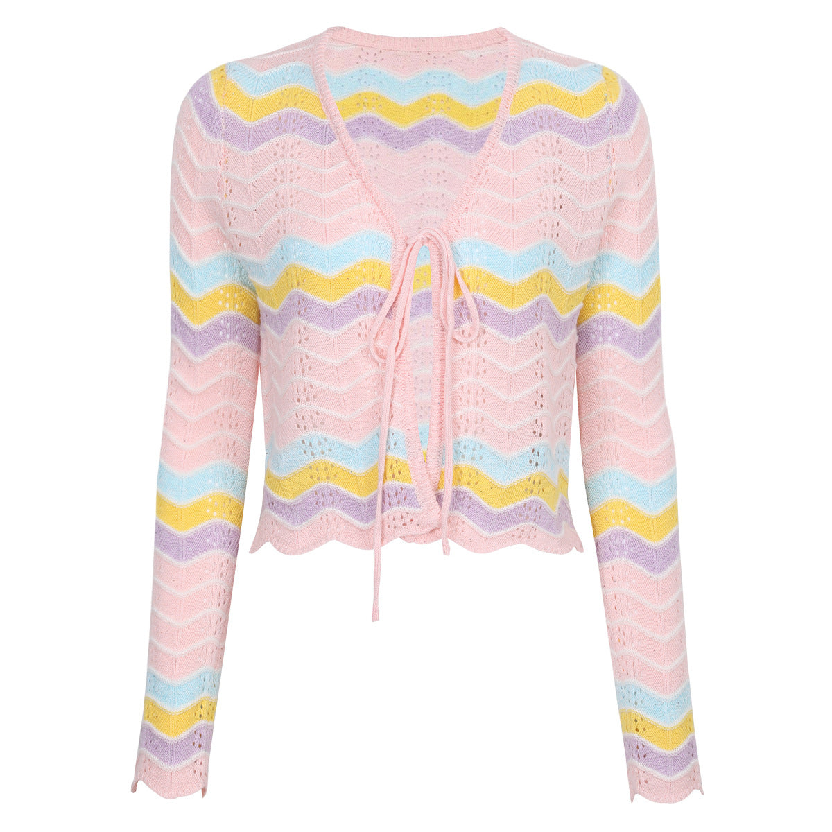 25ss A slimming knitted sweater jacket for summer and autumn