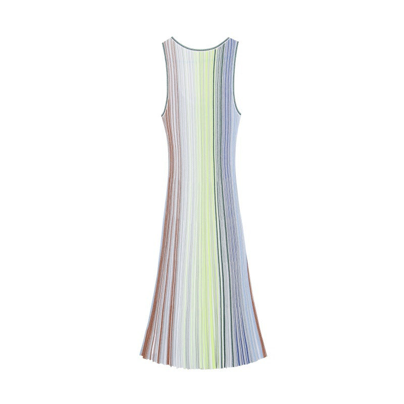 25ss Spring and summer lady A-line knitted dress