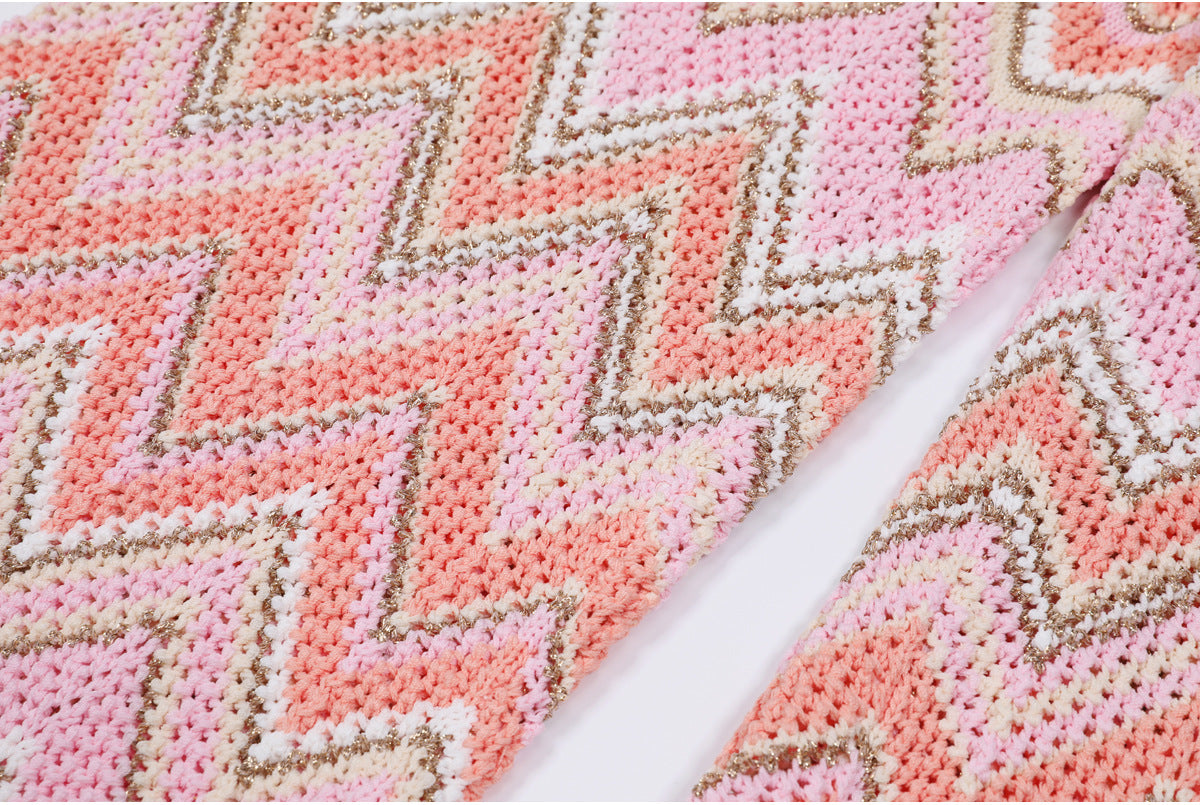 25ss Slimming knitted long pants
