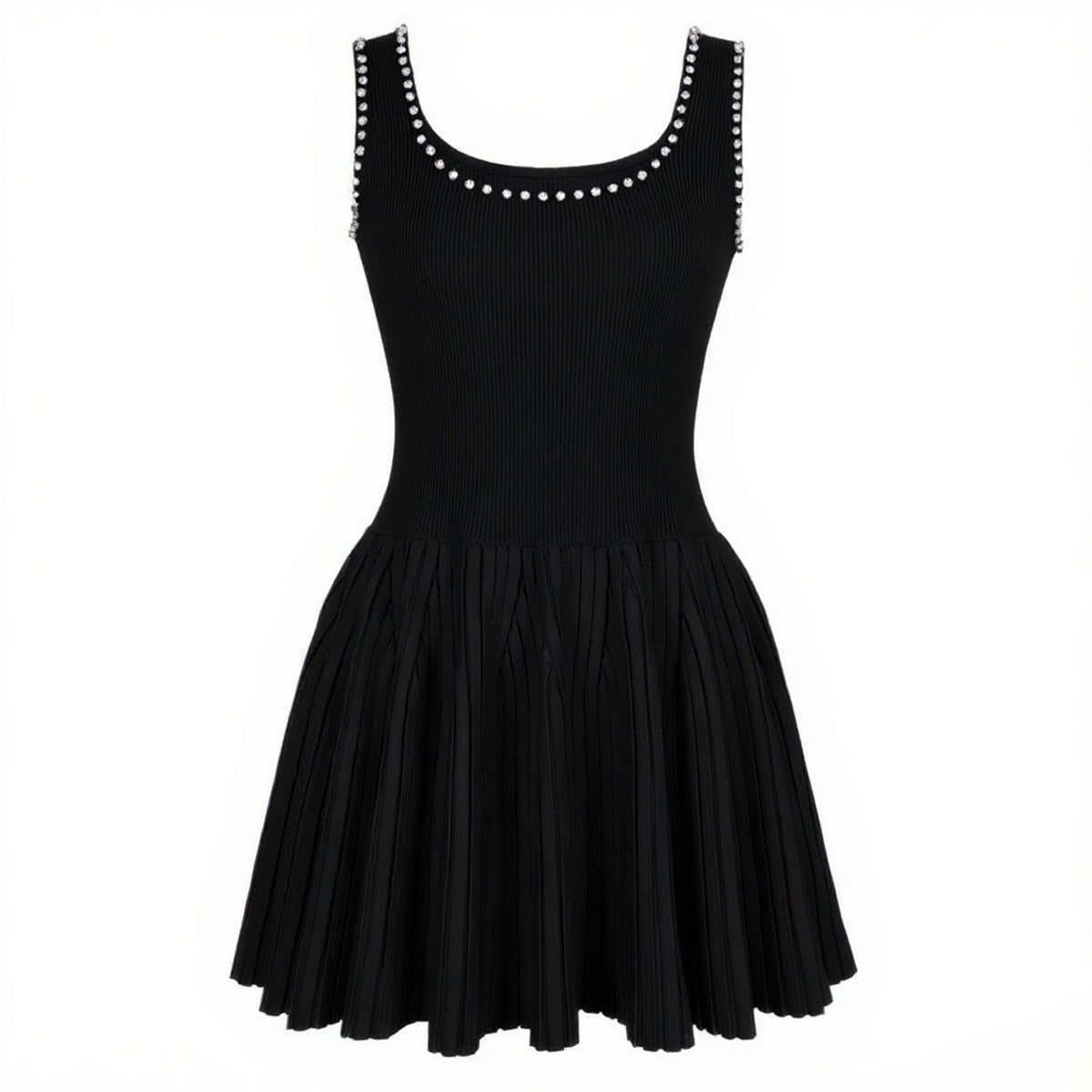 25ss Knitted dress for European and American socialites