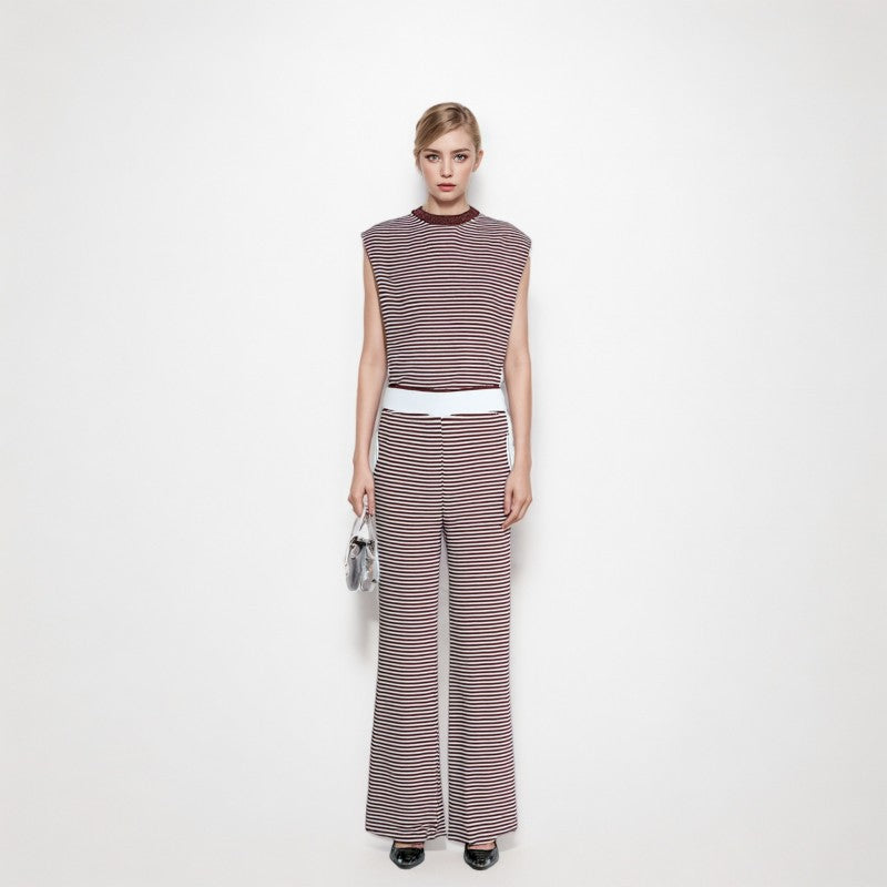 25ss Old Qian style knitted fashion casual suit