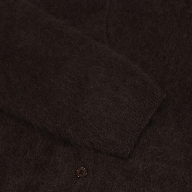 25ss Ladylike cashmere fleece sweater for autumn and winter