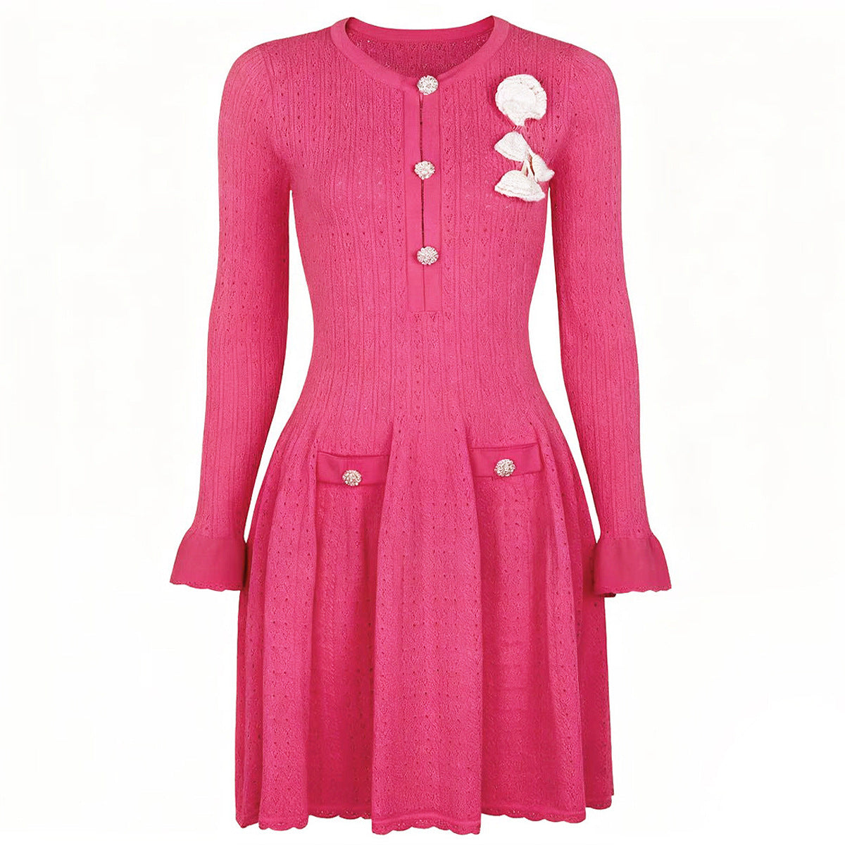 25ss European and American autumn slimming dresses