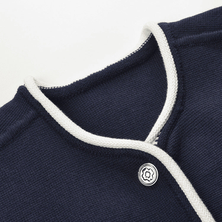 25ss A simple and versatile chanel-style knitted cardigan