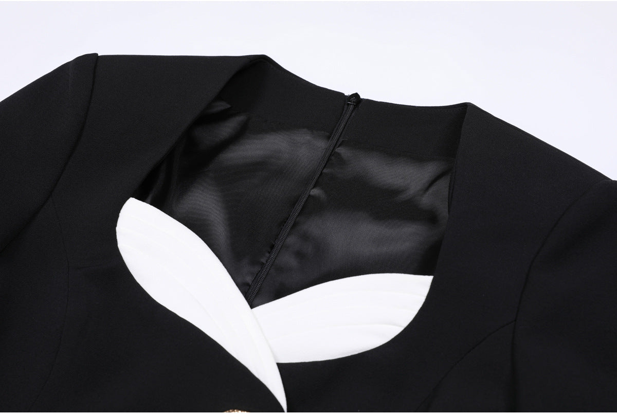 25ss Autumn and winter's popular slimming suit dress