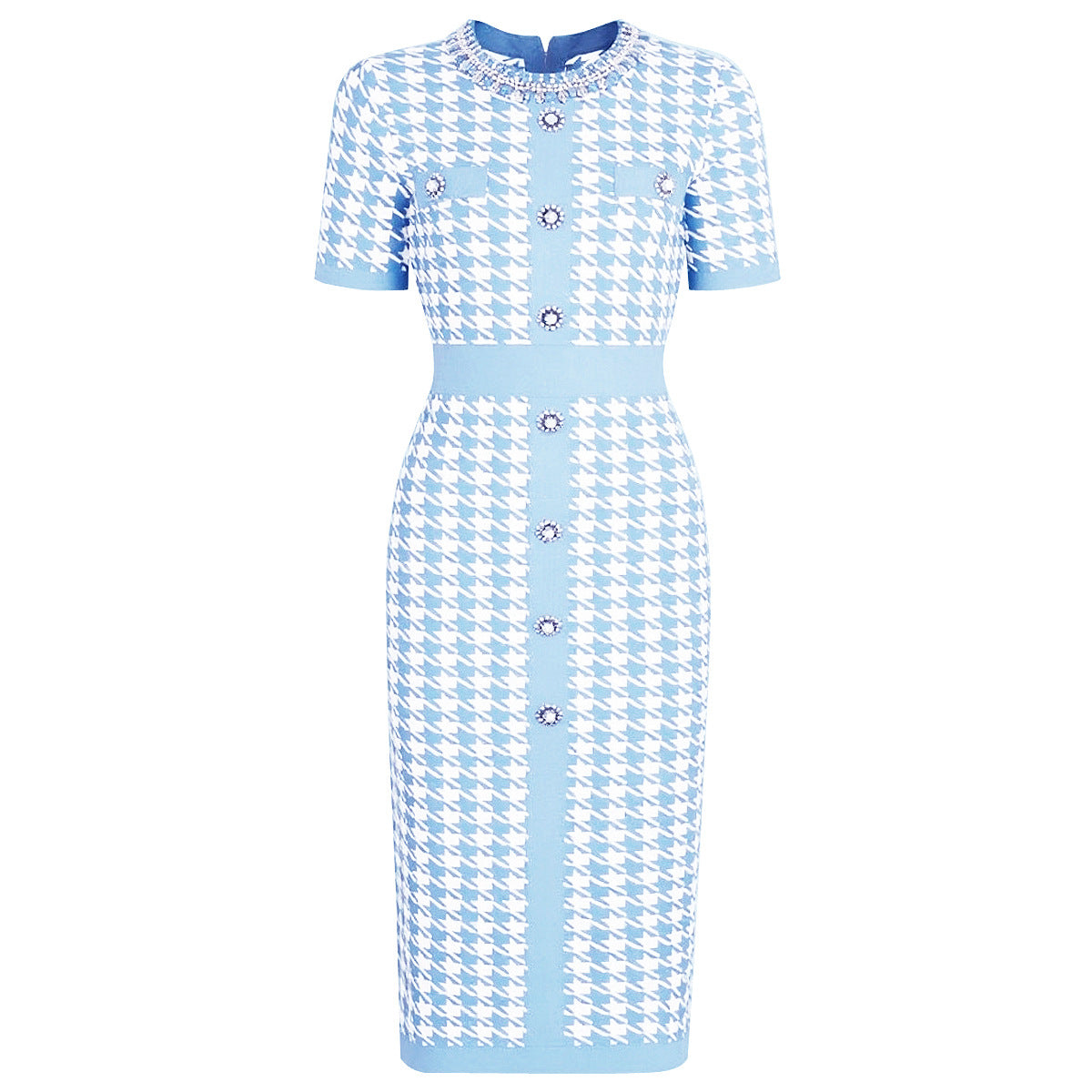 25ss Knitted versatile, slimming and figure-hugging dress