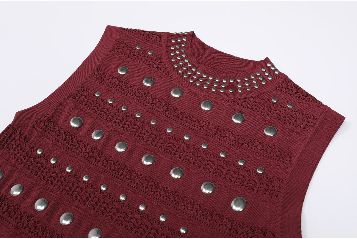 25ss Sleeveless, versatile and form-fitting long dress