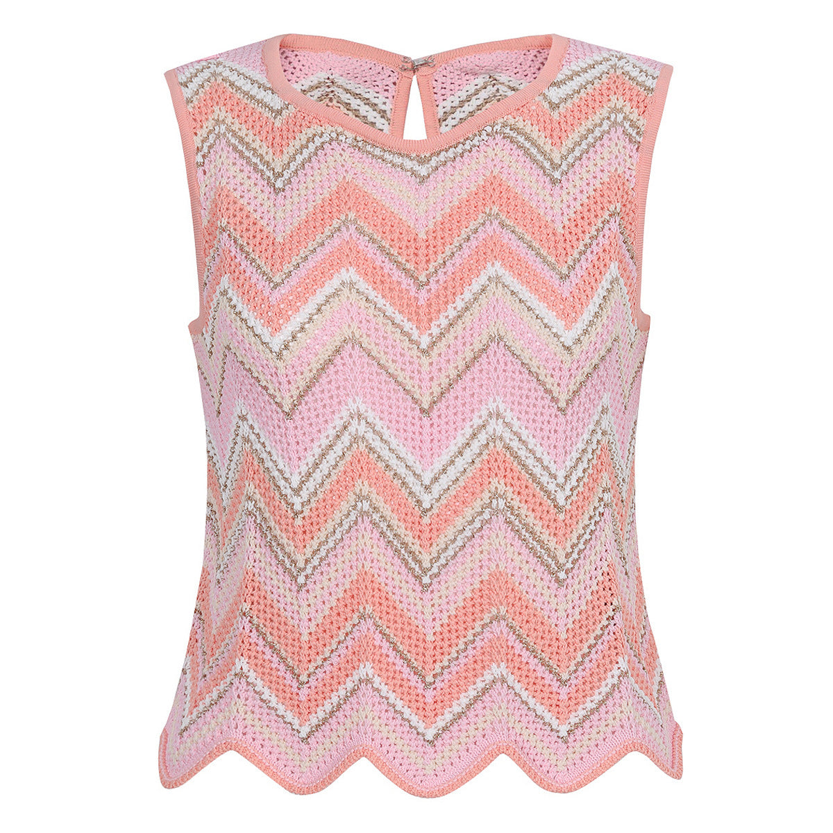 25ss Sleeveless knitted top for slimming in summer and autumn