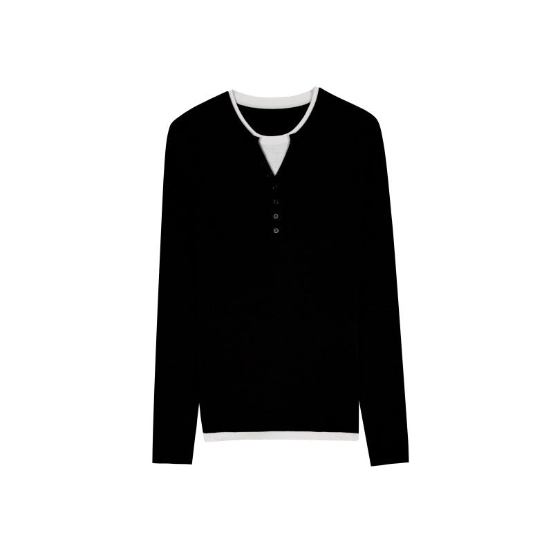 25ss Elegant lady's autumn and winter wool knitted sweater