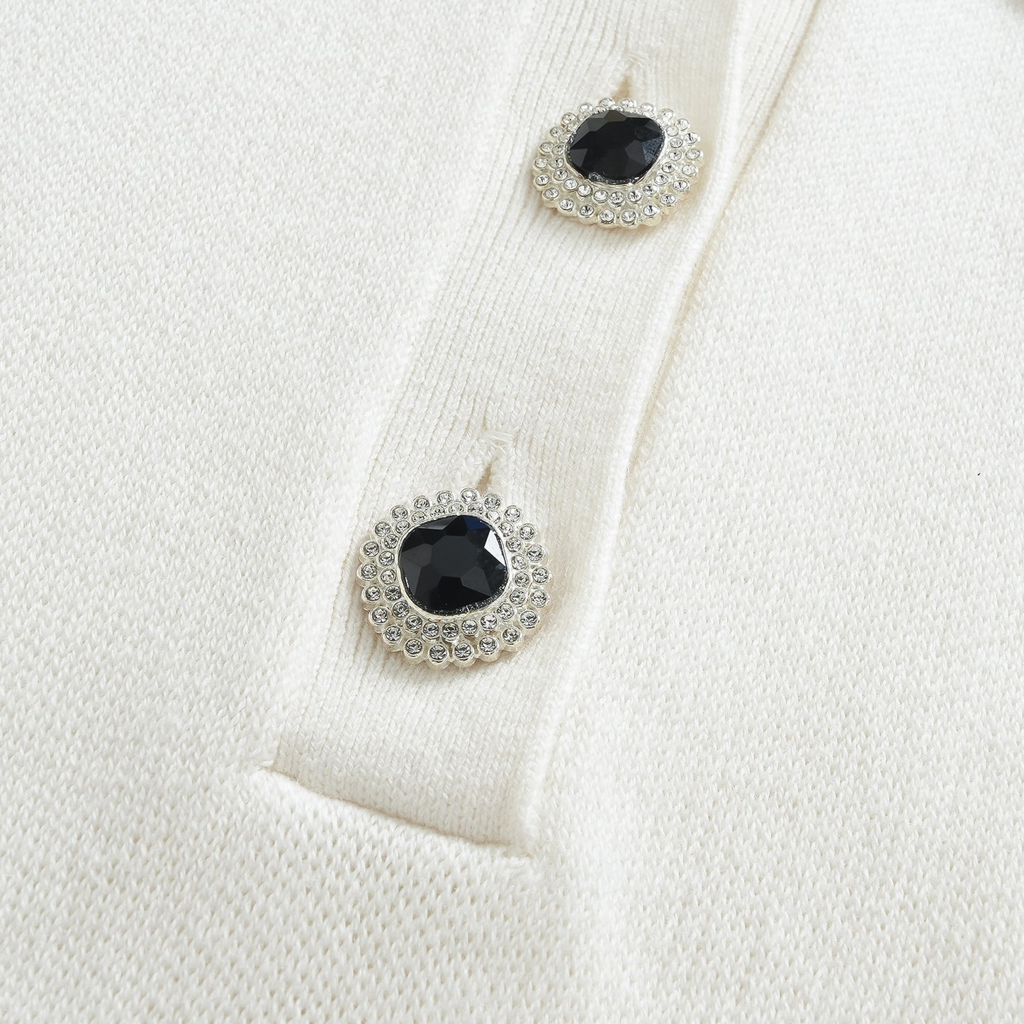 25ss polo collar stylish A-line knitted dress