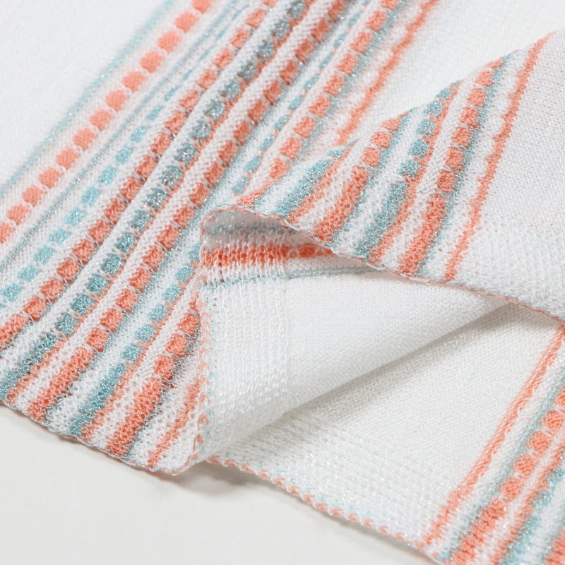 25ss Spring and summer sleeveless Tencel A-line knitted dress