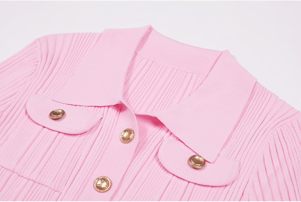 25ss A slim-fitting dress for European and American socialites