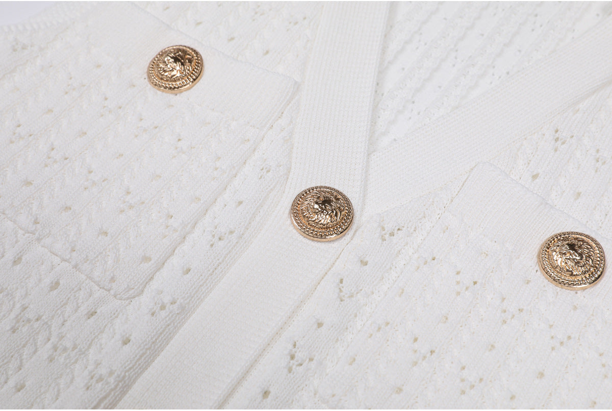 25ss A sleeveless dress for a European and American socialite
