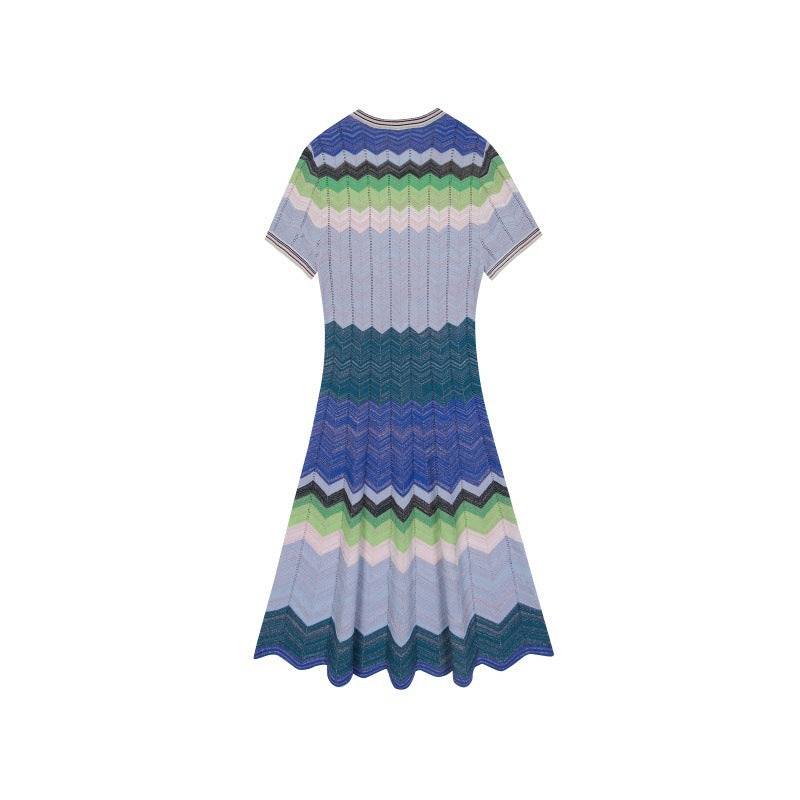 25ss Elegant knitted dress for ladies in spring and summer