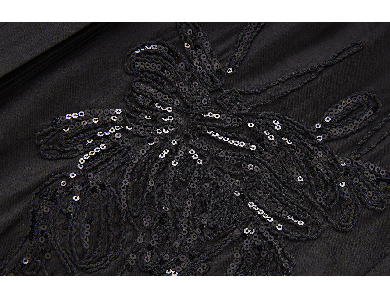25ss French three-dimensional embroidery long-sleeved shirt