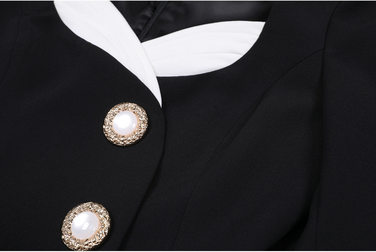 25ss Autumn and winter's popular slimming suit dress