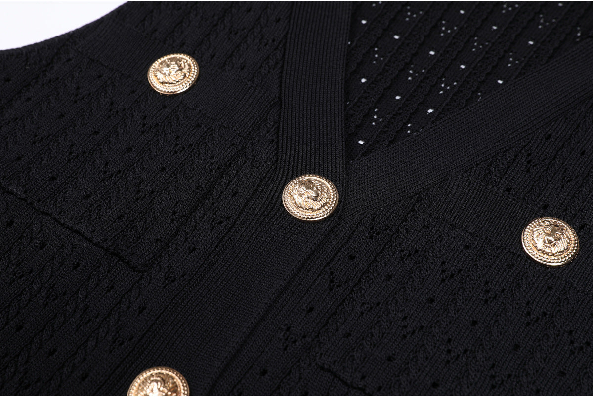 25ss A sleeveless dress for a European and American socialite