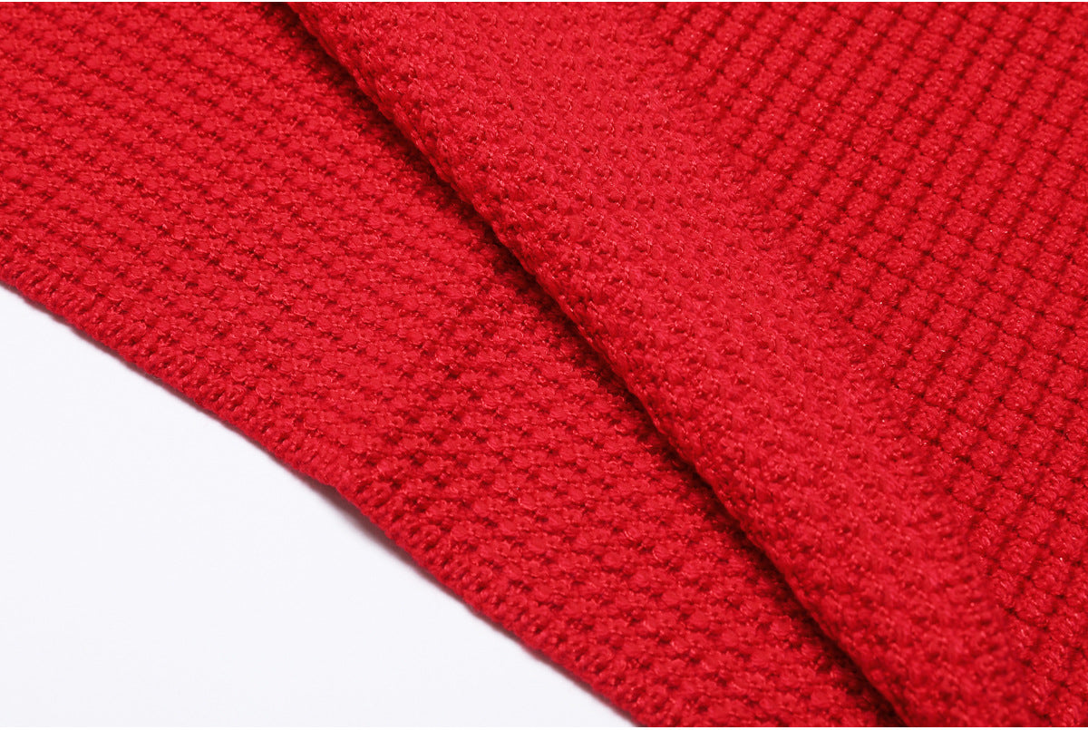 25ss European and American autumn and winter knitted dresses