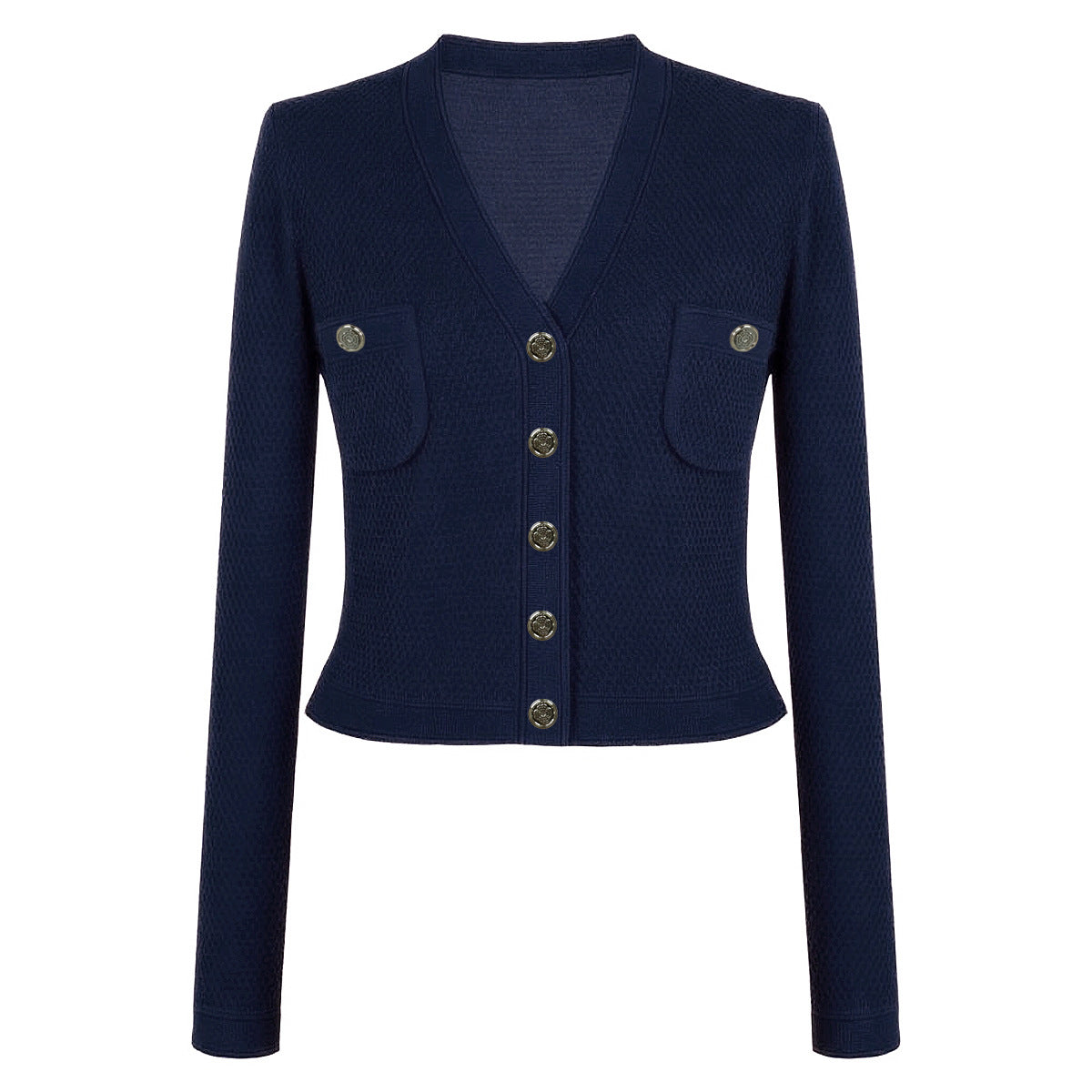 25ss A slimming knitted sweater coat for socialite