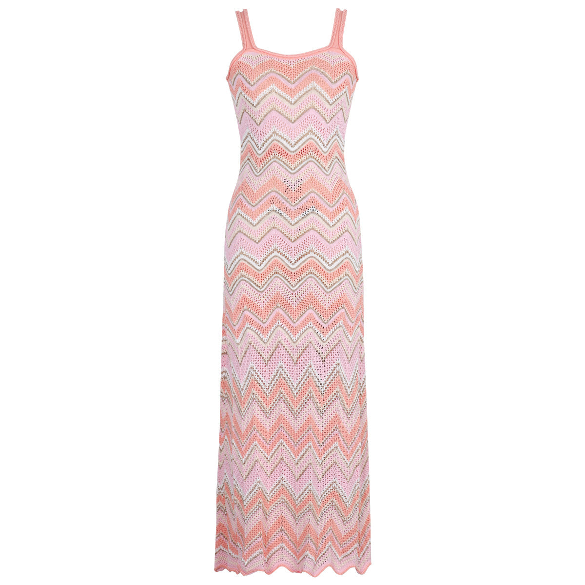 25SS A slimming halter embroidered dress for a socialite