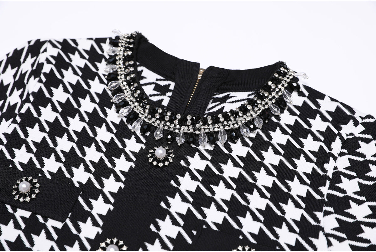 25ss Knitted versatile, slimming and figure-hugging dress