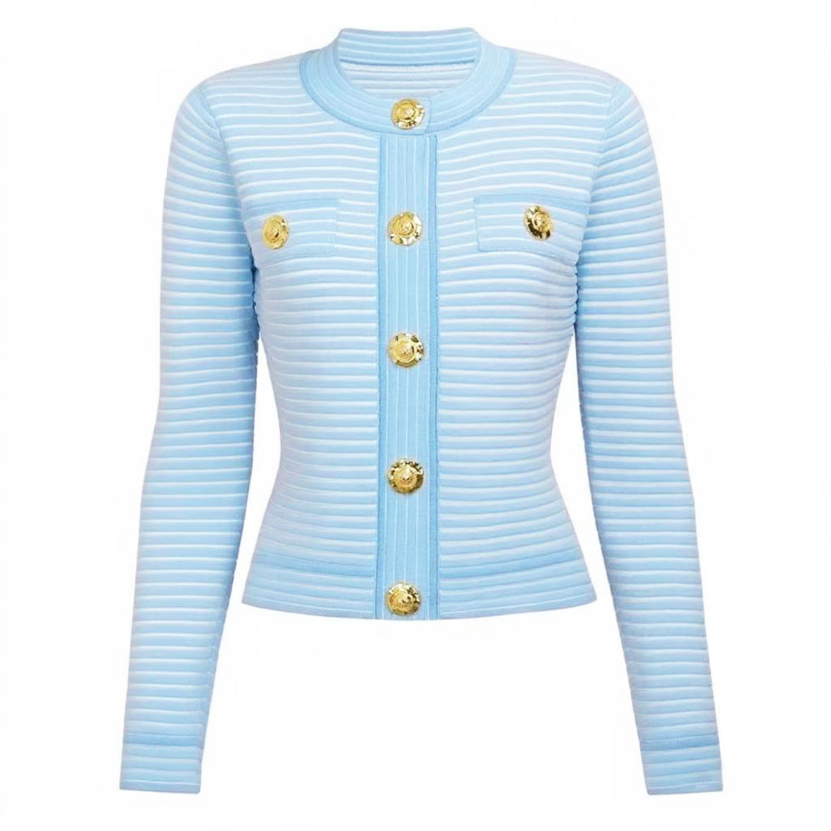 25ss A classic cardigan knitted suit for autumn and winter fashion