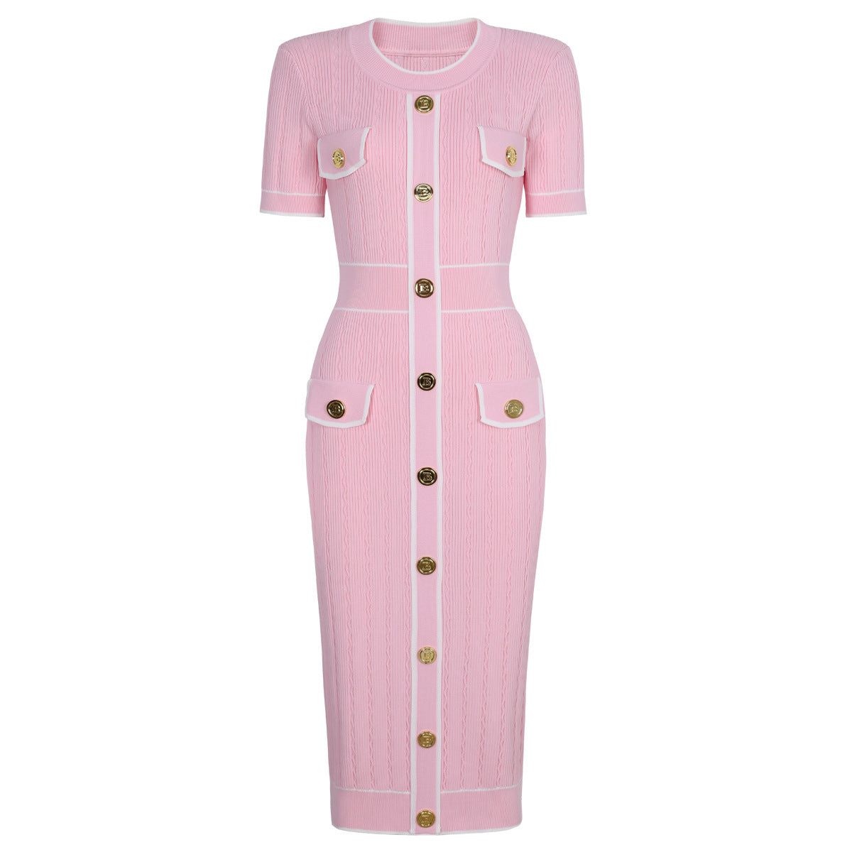25ss A versatile knitted slimming dress that wraps around the buttocks