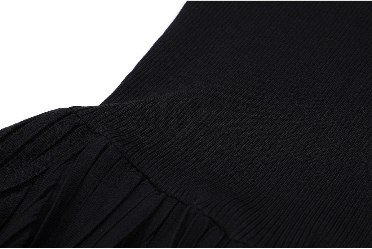 25ss Knitted dress for European and American socialites