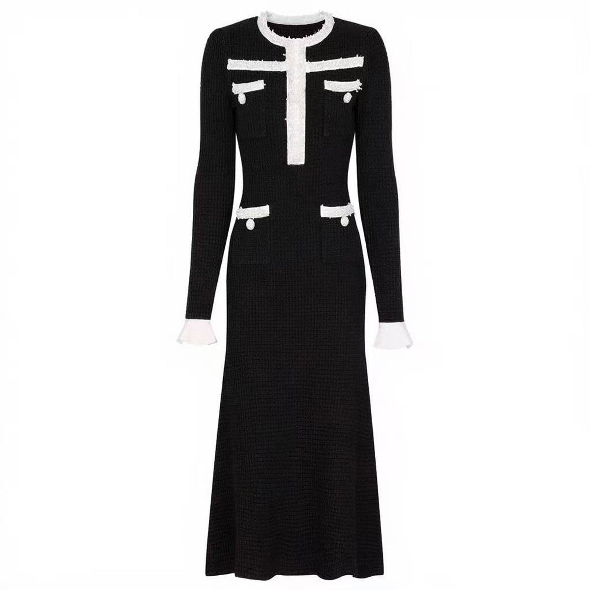 25ss European and American autumn and winter knitted dresses