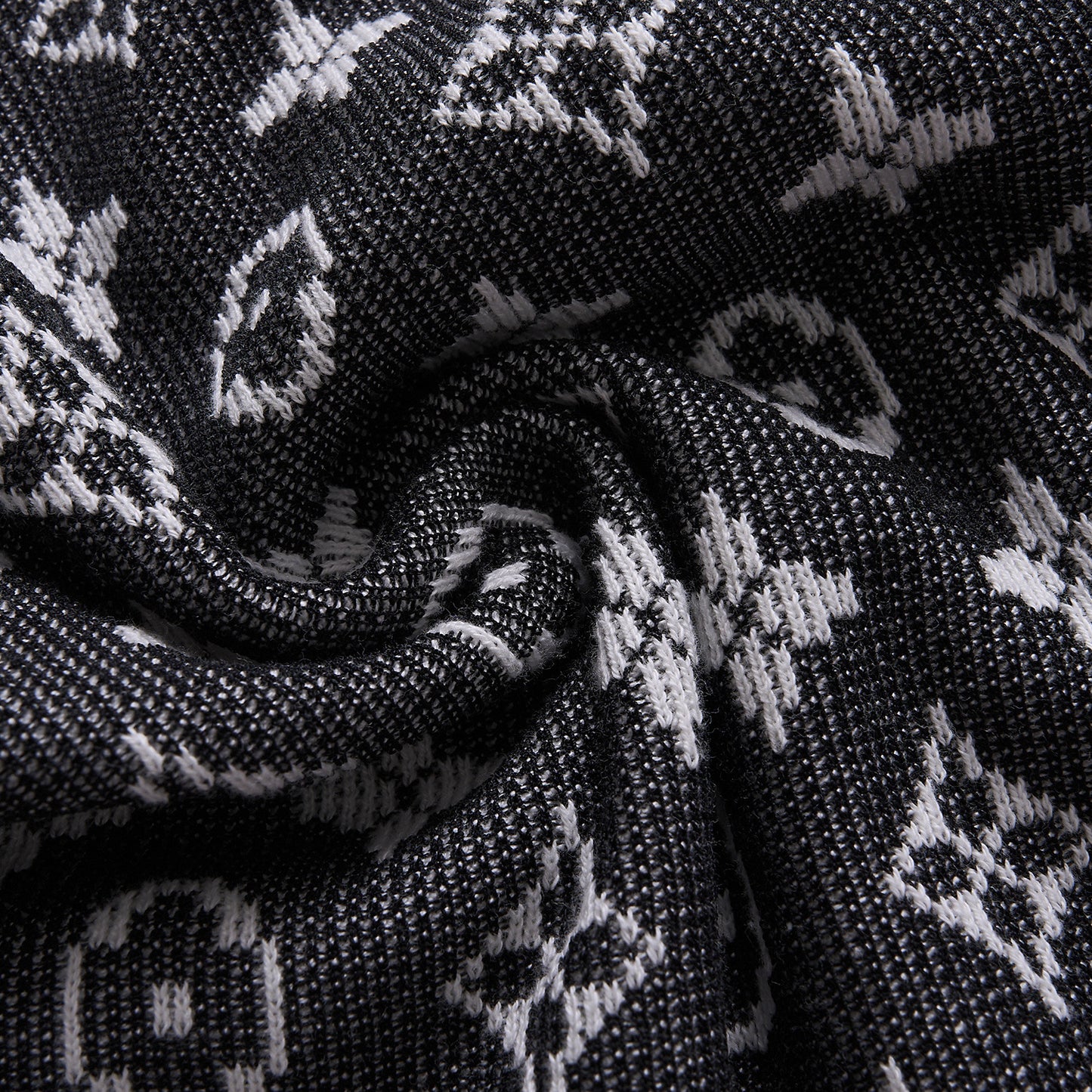 25ss Retro monograph printed knitted cardigan vest
