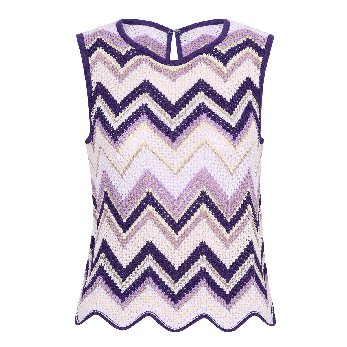25ss Sleeveless knitted top for slimming in summer and autumn