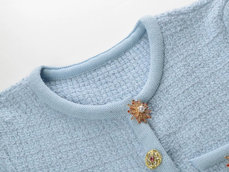 25ss A delicate chanel-style knitted dress by a socialite