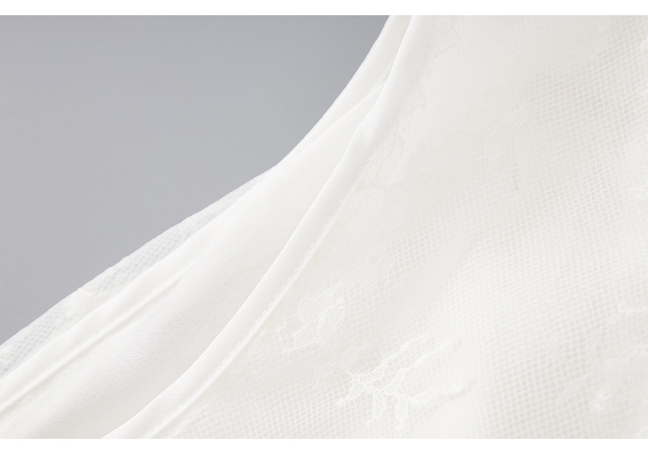 25ss A lace organza shirt for a rich and noble lady