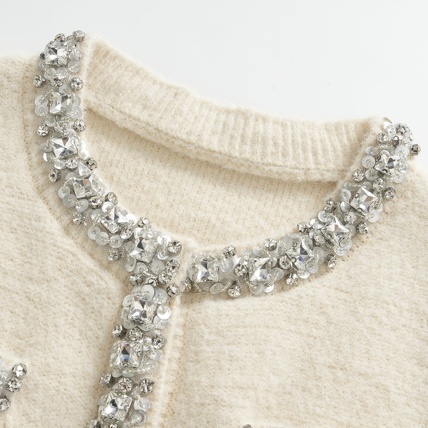 25ss Early autumn Xiaoxiangfeng Heavy Industry beaded cardigan