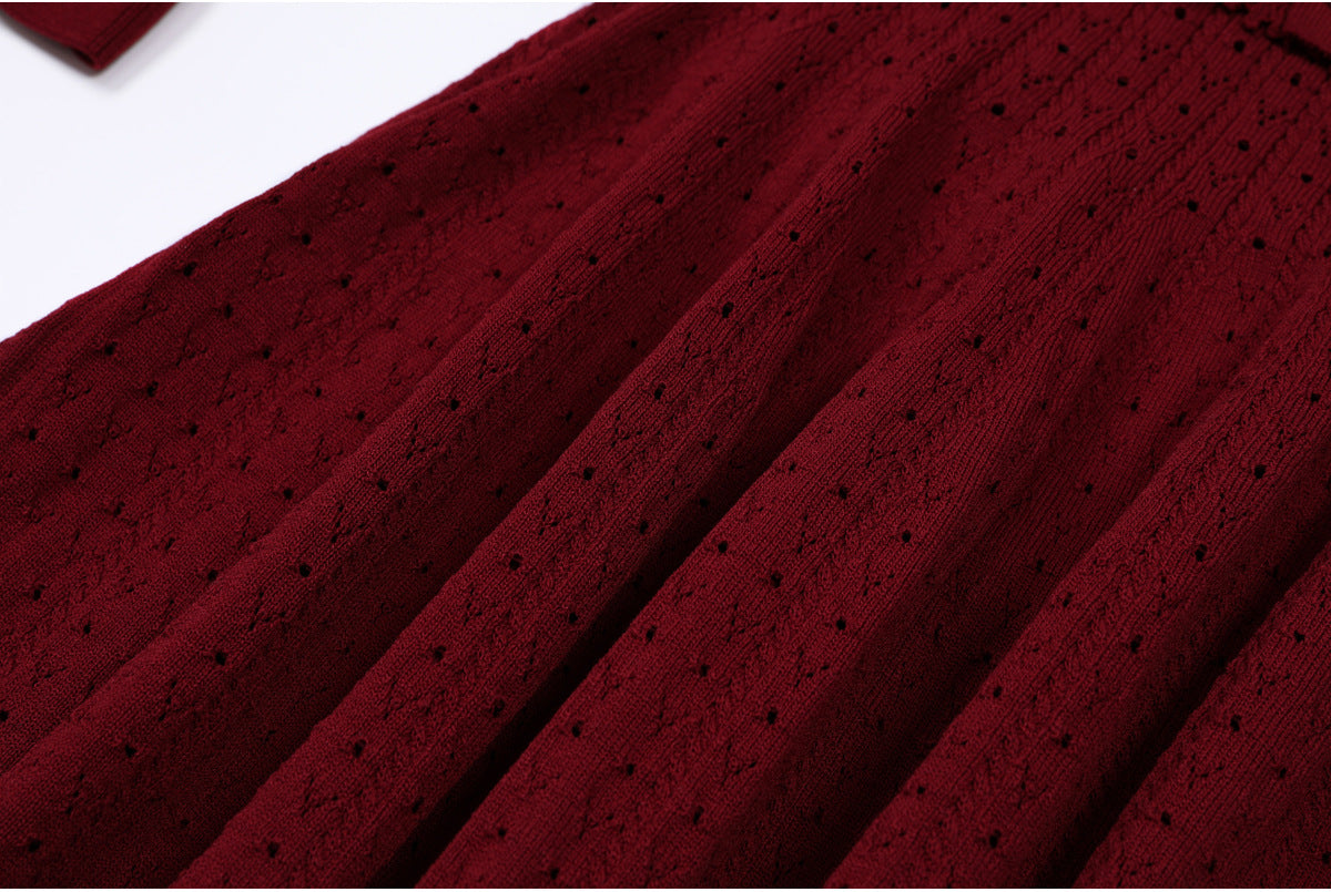 25ss European and American fashionable knitted dress