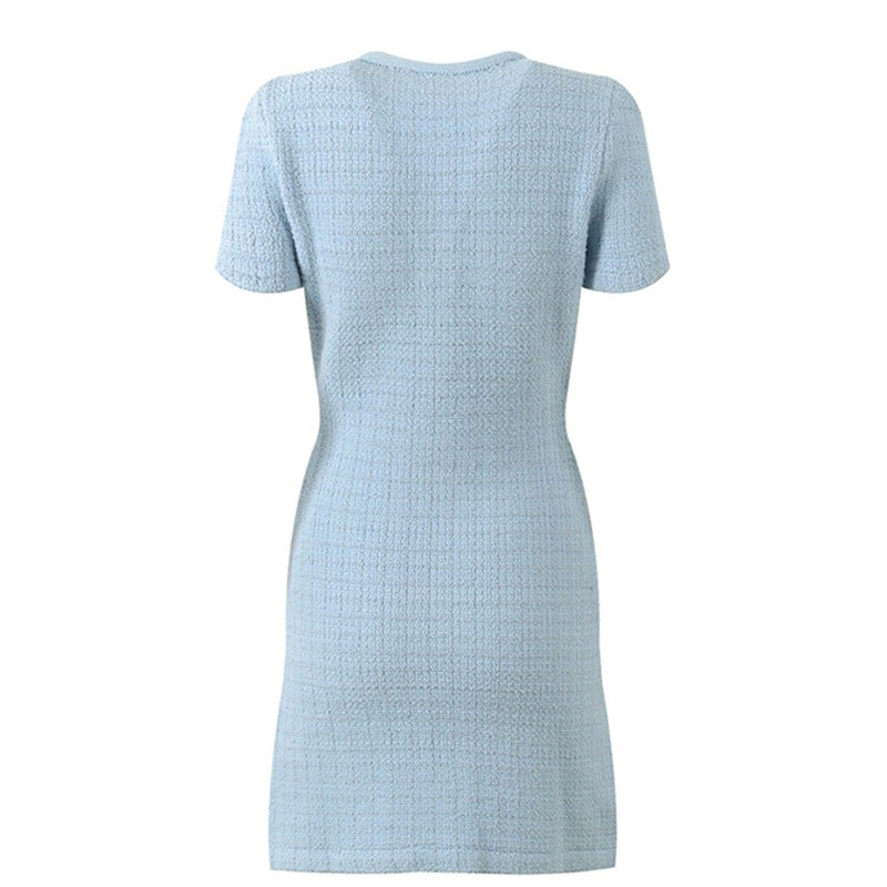 25ss A delicate chanel-style knitted dress by a socialite