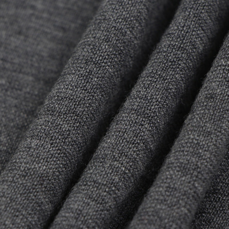25ss One-shoulder wool knitted dress for autumn and winter