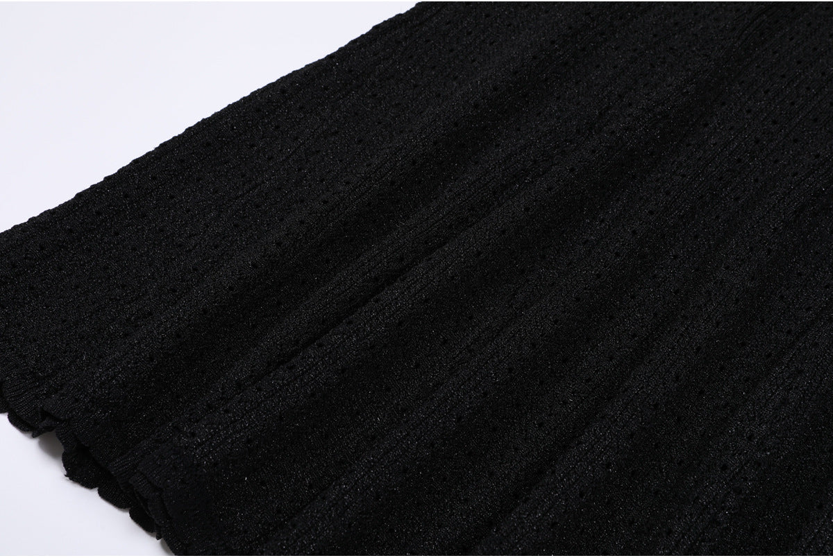 25ss Spring and Autumn knitted cardigan skirt set