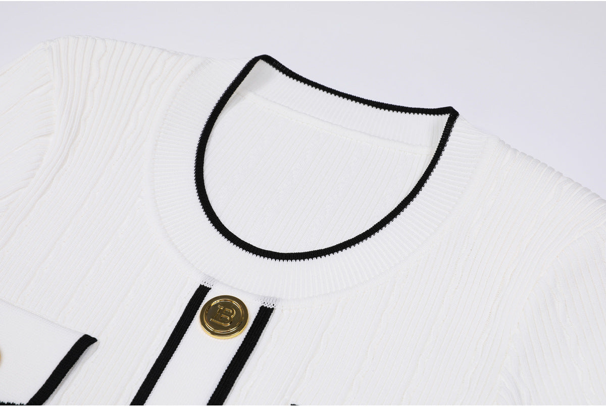 25ss A versatile knitted slimming dress that wraps around the buttocks