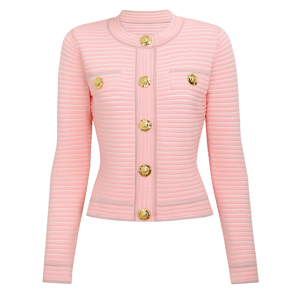 25ss A classic cardigan knitted suit for autumn and winter fashion