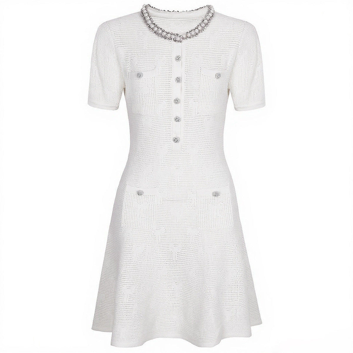 25ss European and American fashionable knitted dress