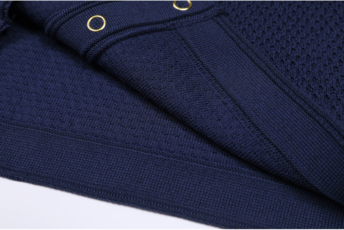 25ss A slimming knitted sweater coat for socialite