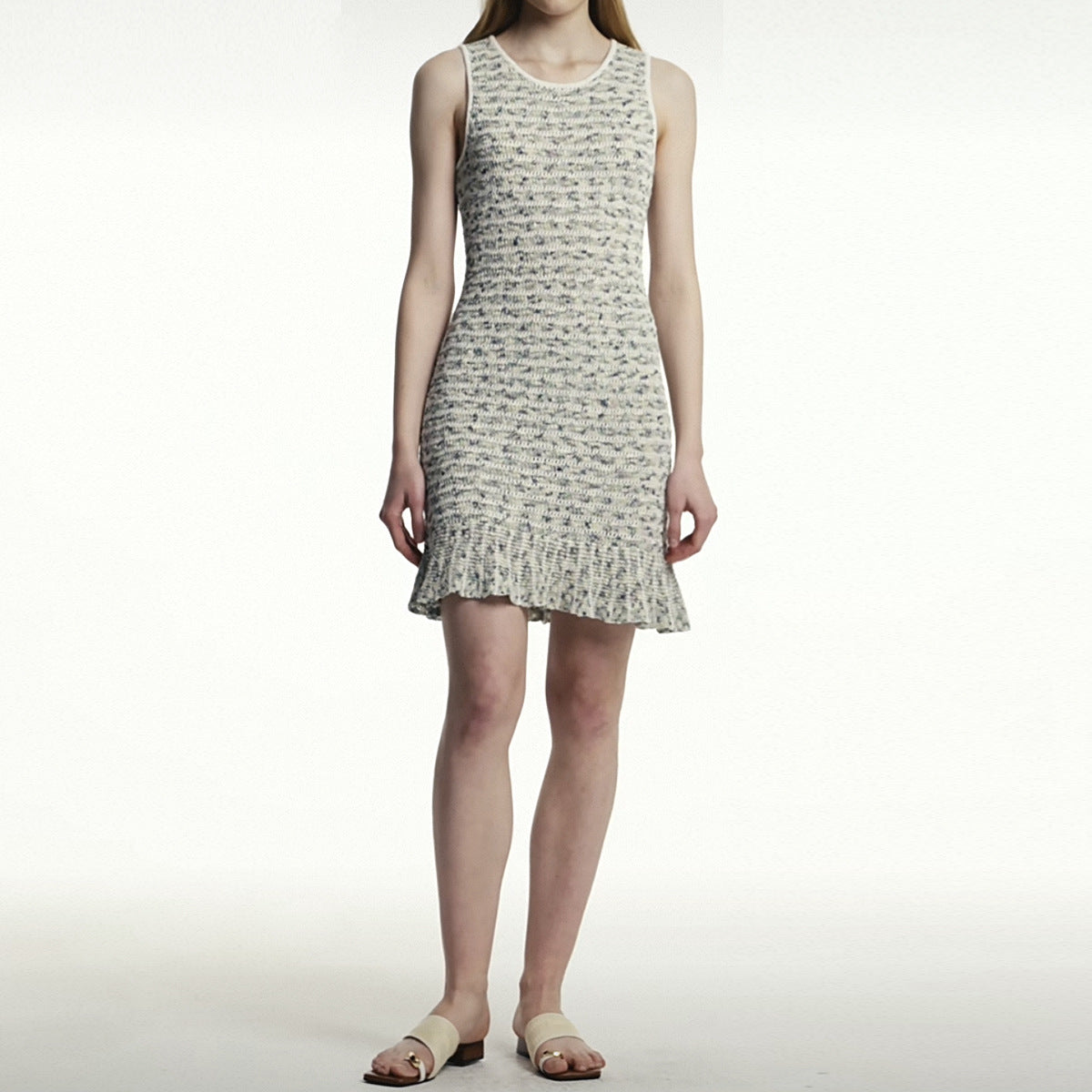 25ss A striped dress by a European and American socialite