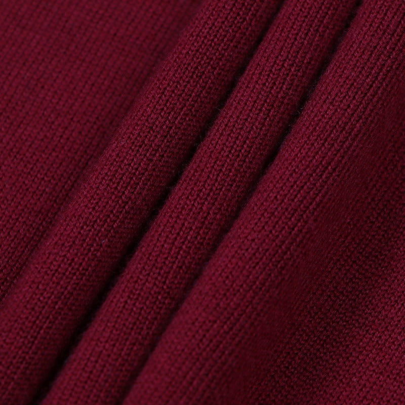 25ss High-neck sleeveless wool knitted dress for autumn and winter